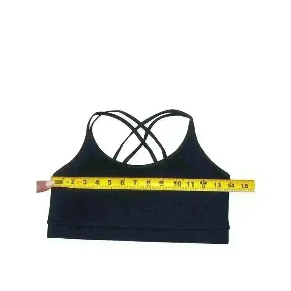 FourLaps Vitality Sports Bra Womens Small Black Gym/Workout NWT $58. - Picture 9 of 9